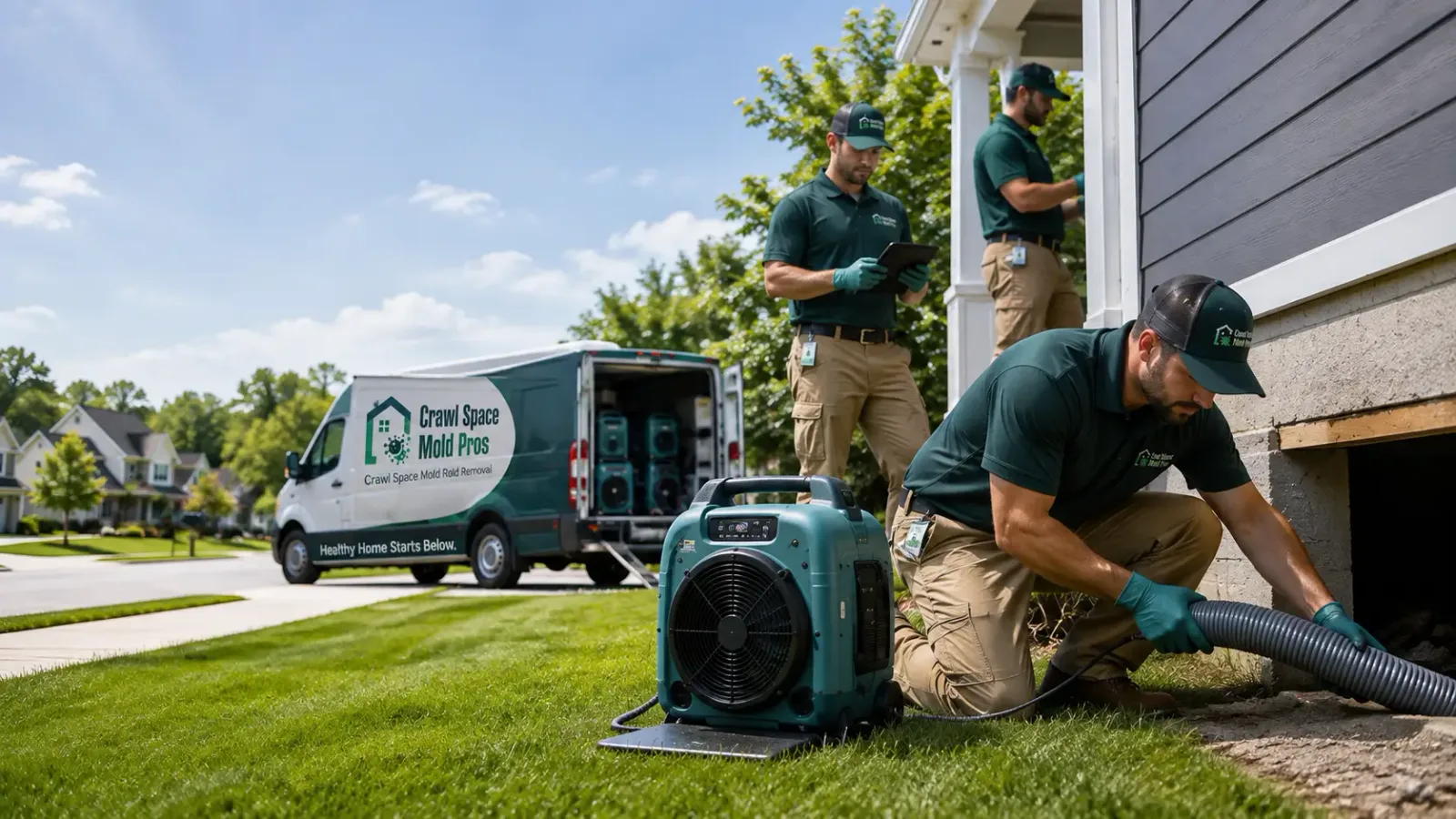 Crawl Space Mold Removal in Northfield, OH